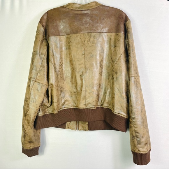 Anthropologie Hei Hei Vegan Rockaway Bomber Jacket - Picture 3 of 4